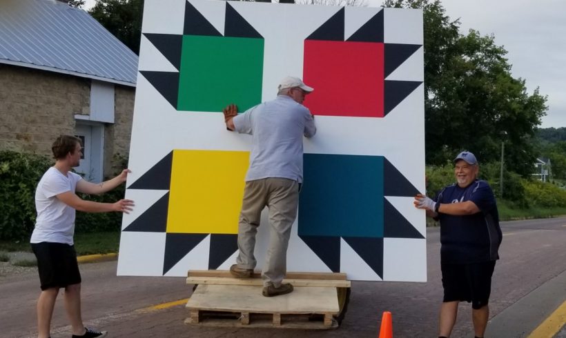 Barn Quilt by Driftless Pass School