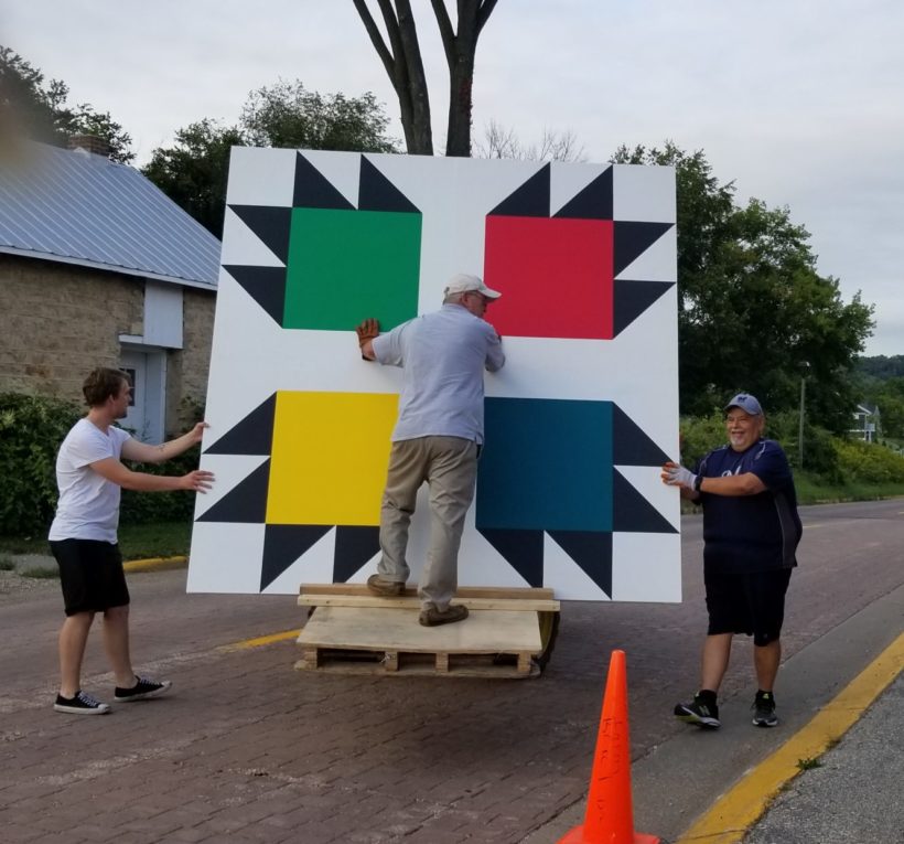 Barn Quilt by Driftless Pass School